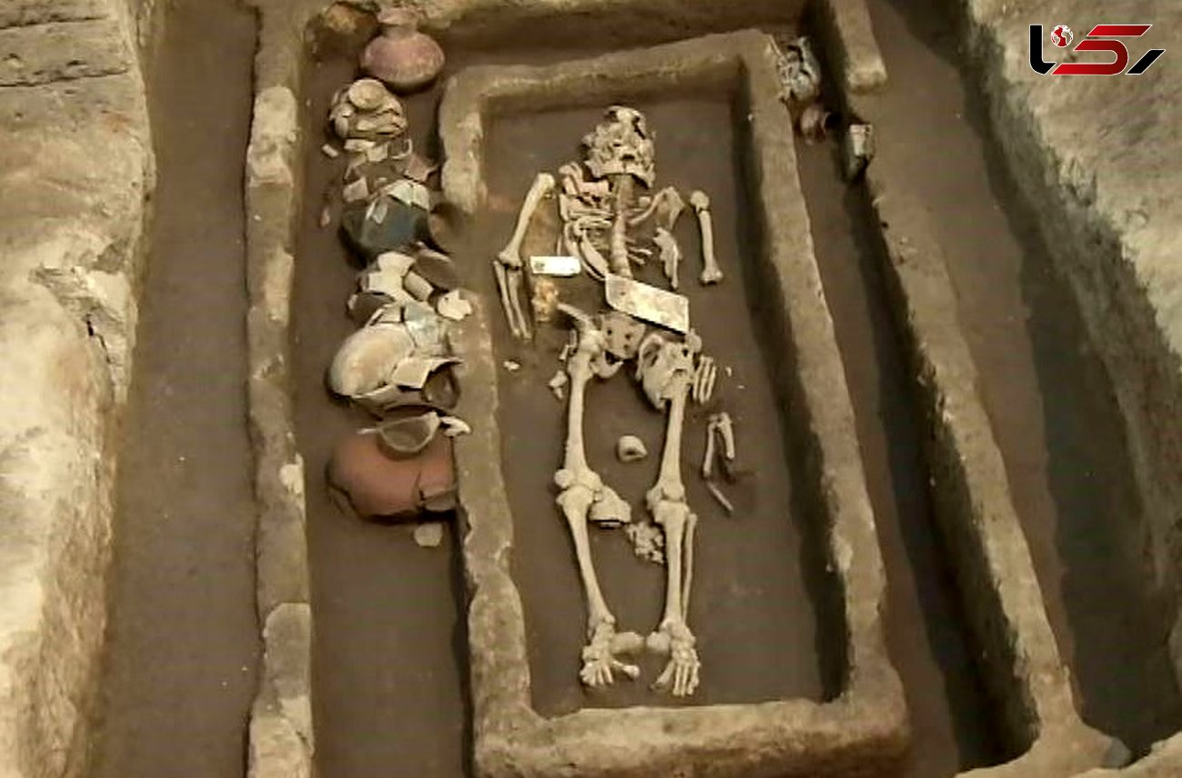  اسکلت انسان غول پیکر ۵ هزار ساله کشف شد + عکس