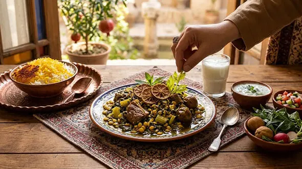 طرز تهیه قیمه کرفس؛ خورشت خوش‌ عطر و مجلسی