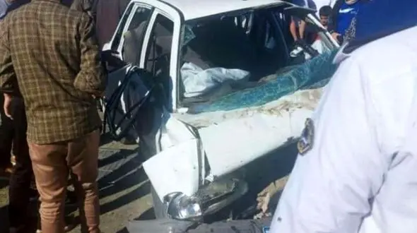 حریق خودروی سواری در جاده پارس‌آباد یک فوتی و ۳ مصدوم بر جا گذاشت