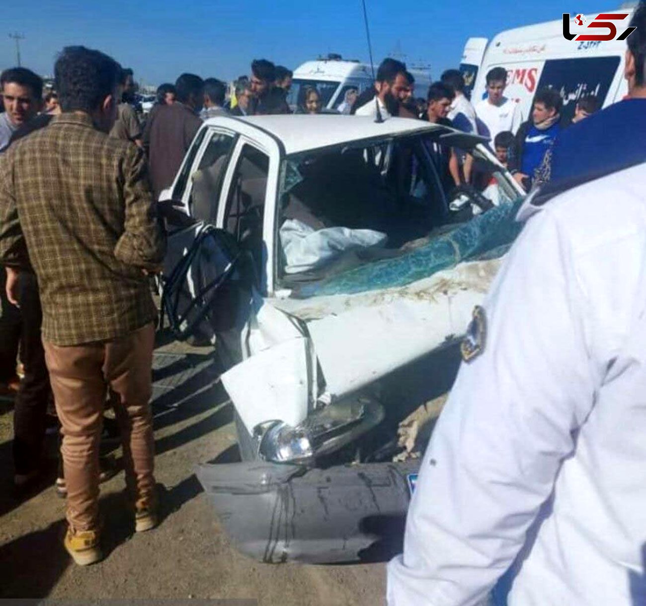 حریق خودروی سواری در جاده پارس‌آباد یک فوتی و ۳ مصدوم بر جا گذاشت