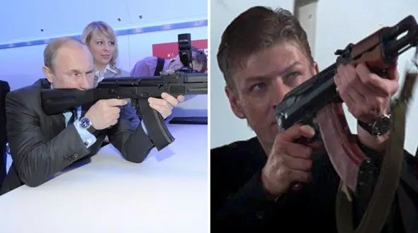 تصاویر دیدنی از مشابهت های جیمز باند با پوتین +عکس