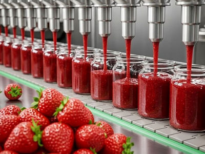 فیلم / چگونه مربای توت‌فرنگی در کارخانه‌های پیشرفته آمریکا تولید می‌شود؟