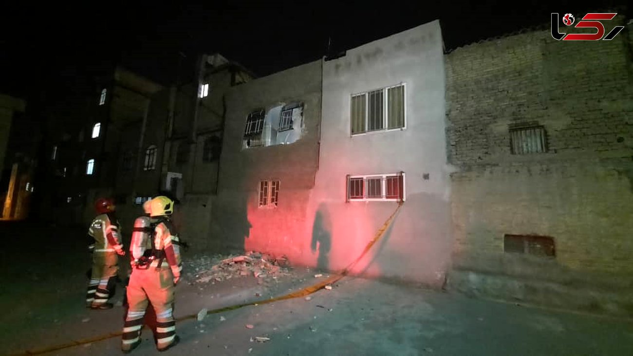 انفجار خانه مسکونی در محله جوانمرد قصاب + عکس