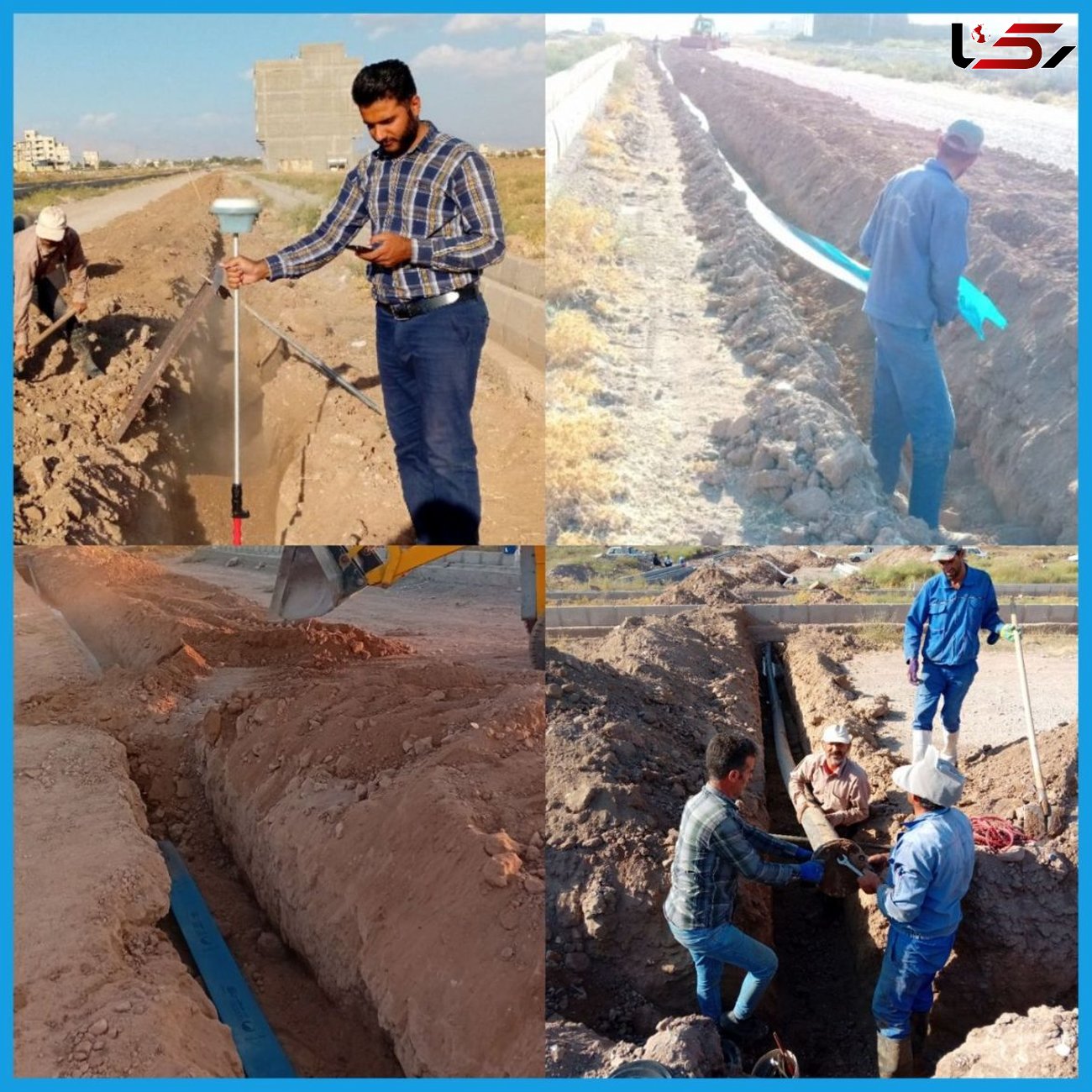 اجرای 8 کیلومتر شبکه آب آشامیدنی در باغ عمران اقبالیه