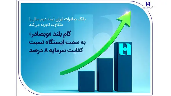 گام بلند «وبصادر» به سمت ایستگاه نسبت کفایت سرمایه ۸ درصد