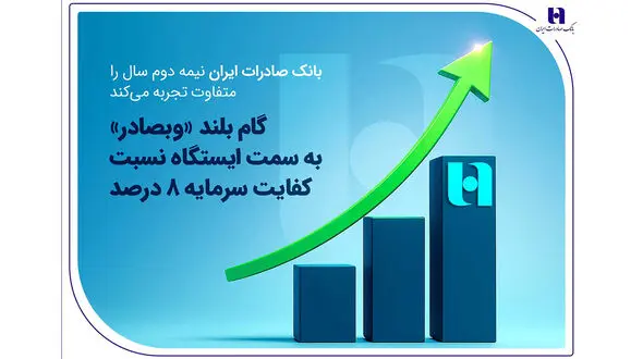 گام بلند «وبصادر» به سمت ایستگاه نسبت کفایت سرمایه ۸ درصد