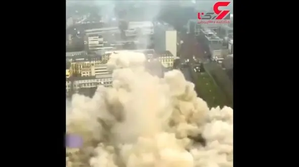 تخریب بی نقص دو برج بلند بدون کوچکترین خسارت + فیلم