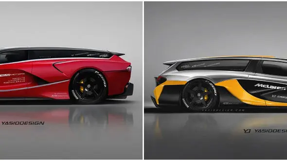 طرح‌ مفهومی ابرخودروها در کلاس شوتینگ بریک +عکس