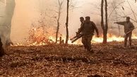  آتش در جنگل های گلستان / سوختن 20 هکتار از عرصه های طبیعی + فیلم