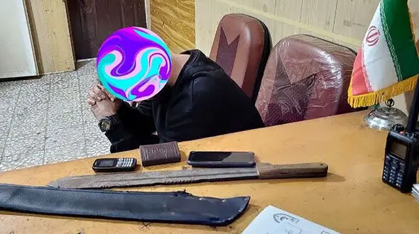 پایان وحشت از شرور خطرناک که می خواست مغازه ای را آتش بزند / پلیس مازندران وارد عمل شد + عکس