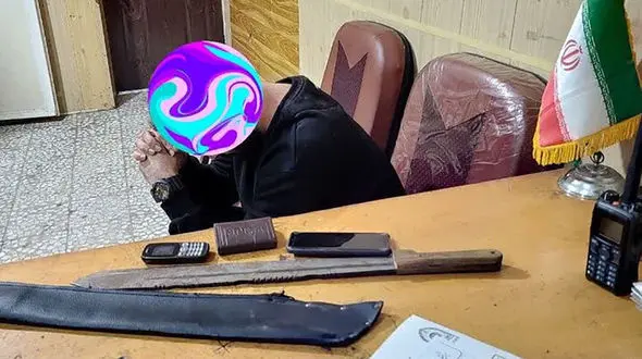 پایان وحشت از شرور خطرناک که می خواست مغازه ای را آتش بزند / پلیس مازندران وارد عمل شد + عکس