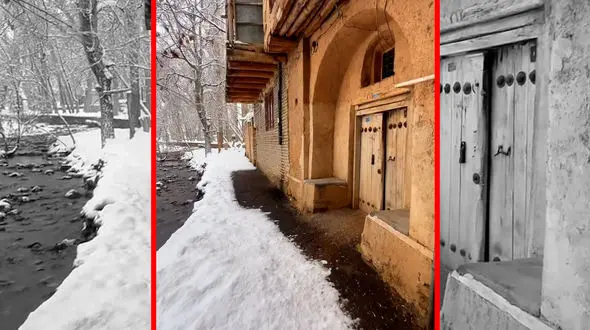 فیلم طبیعت برفی و بکر خوانسار