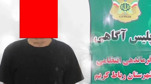 دستگیری دزد خودرو در رباط کریم + عکس 