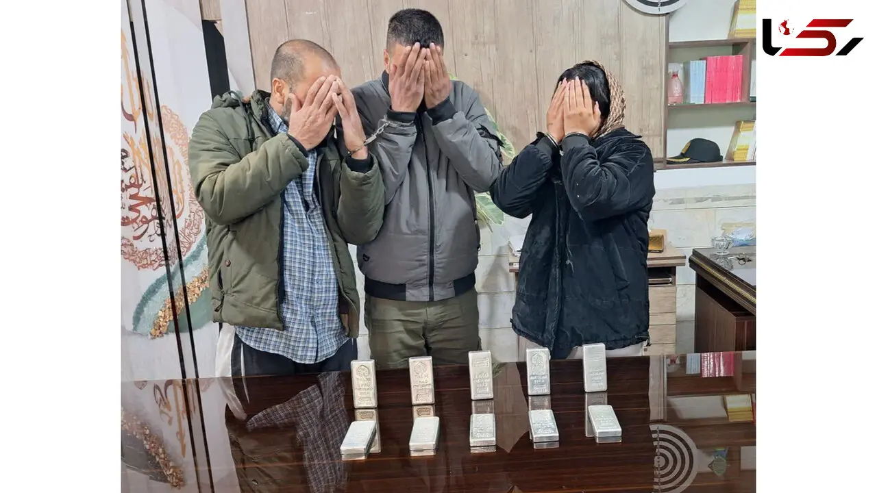 انهدام باند سرقت شمش نقره در ورامین / دستگیری ۳ متهم و کشف ۱۰ کیلوگرم اموال مسروقه