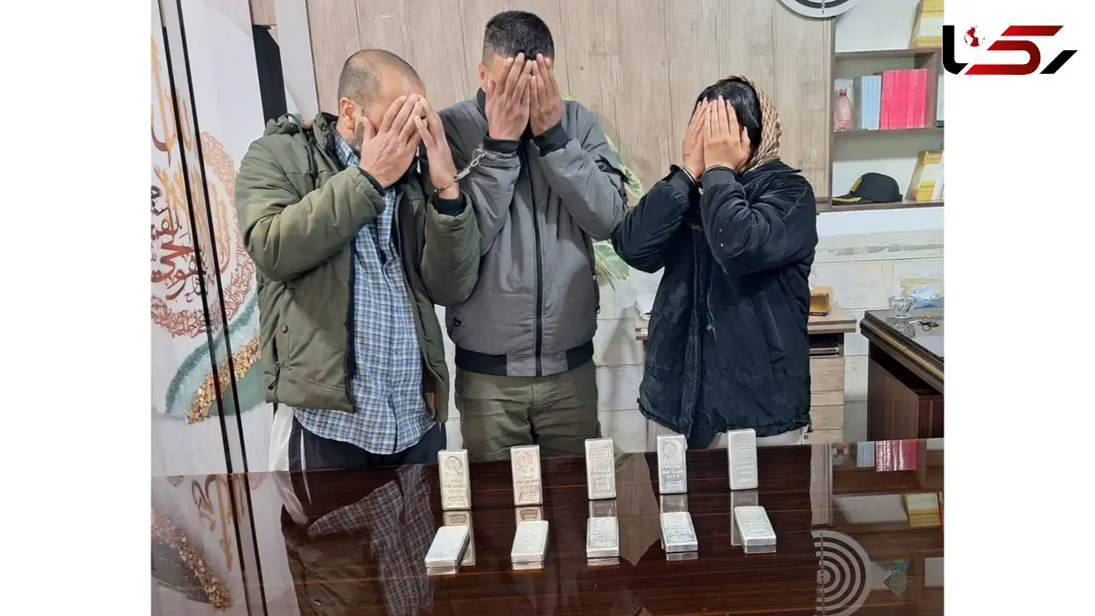 انهدام باند سرقت شمش نقره در ورامین / دستگیری ۳ متهم و کشف ۱۰ کیلوگرم اموال مسروقه