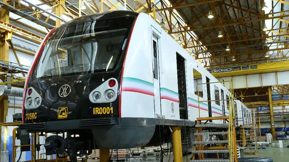 رونمایی از نخستین نمونه قطار ملی مترو