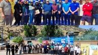 حضور ورزشکاران هیات ترای اتلون شوش در مسابقات جشنواره استانی