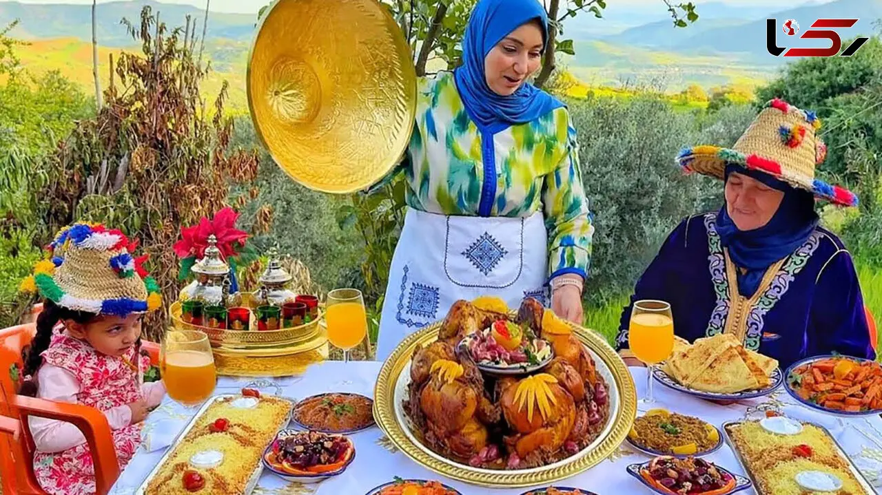 پخت غذای سنتی در مراکش: تجربه‌ای خاص از آشپزی در طبیعت + فیلم