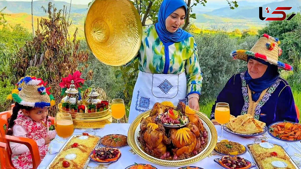  پخت غذای سنتی در مراکش: تجربه‌ای خاص از آشپزی در طبیعت + فیلم 