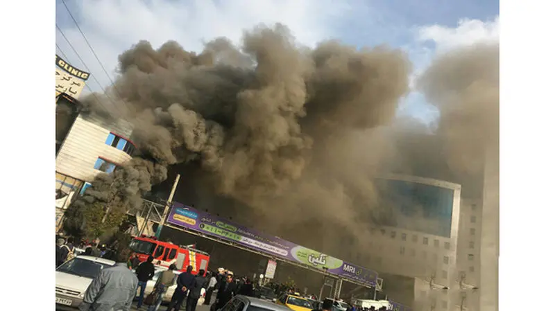 آتش سوزی ساری