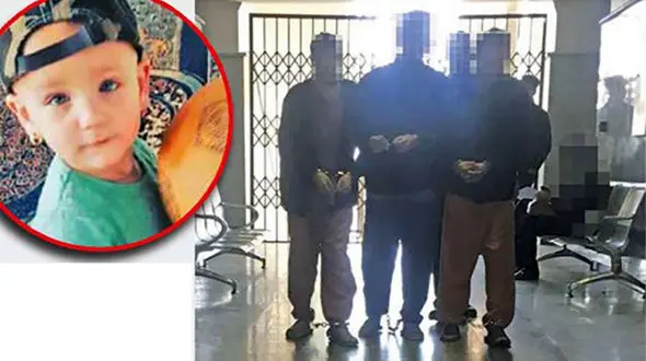 نقشه زن خبیث کمر پدر و مادر باران کوچولو را شکست / 3 مرد دستگیر شدند + عکس 