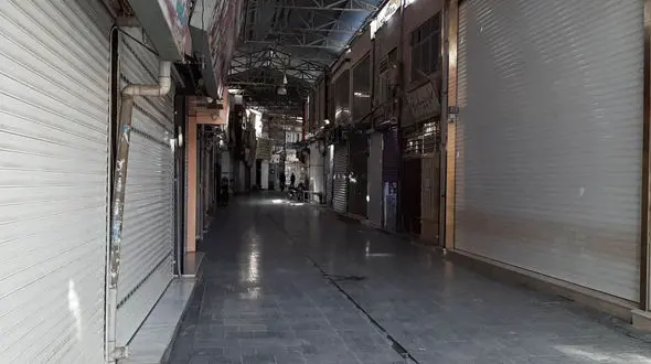 تعطیلی اصناف کمر کسبه گلپایگان را خم کرد! + فیلم