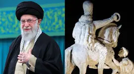 فیلم / سخنان وطن دوستانه رهبری انقلاب درباره تعظیم امپراتور روم در برابر پادشاه ساسانی  ....