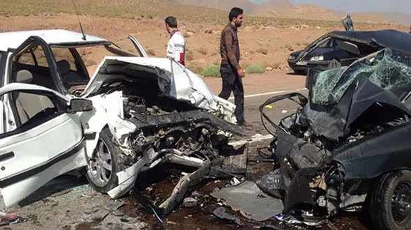 4 کشته در تصادف پژو با پراید در نهاوند 