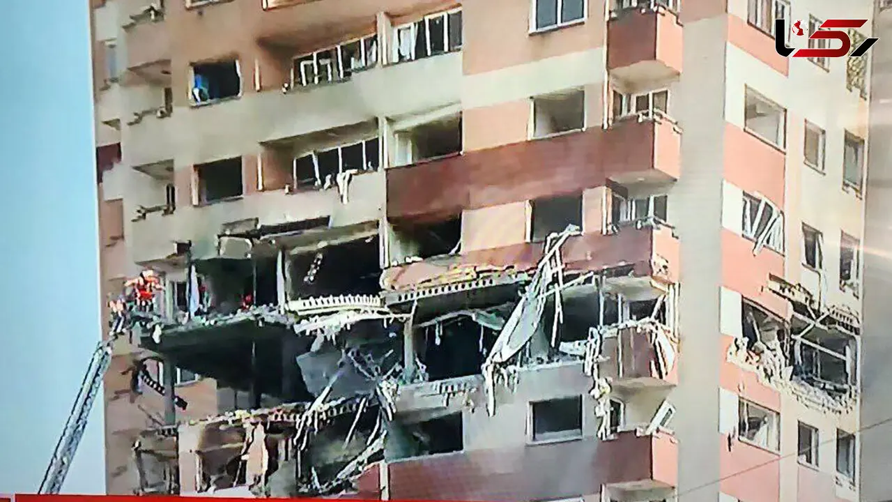 حمله اسرائیل به برج مسکونی منطقه فرحزاد در شمال غرب تهران