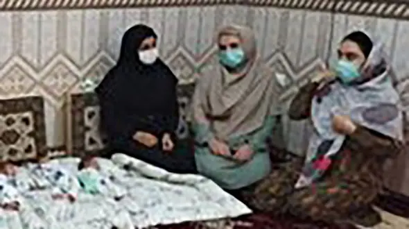 تولد 4 قلوها در رباط کریم / خانواده اش را کمک کنید 