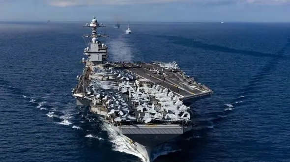 ناوهای هواپیمابر آمریکا نمی توانند از خود دربرابر موشک های هایپرسونیک ایران دفاع کنند