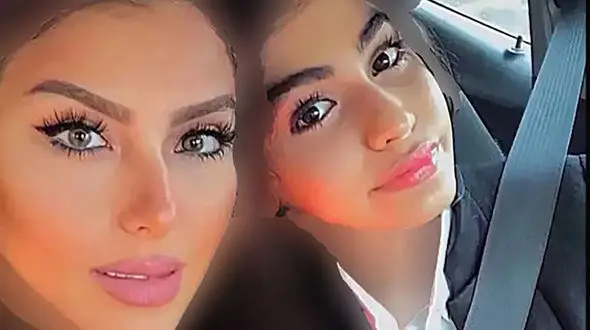 عکس دیده نشده از دنیز دایی دختر بزرگ علی دایی  در آغوش رضا گلزار/ تغییر چهره اش بعد از مهاجرت !