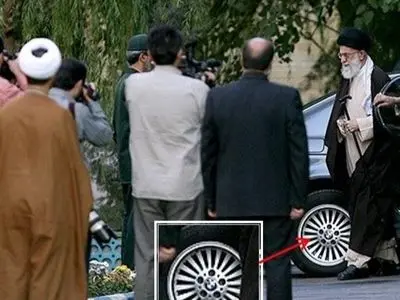 فیلم / نگاهی به خودروی BMW لوکس  رهبری انقلاب!  / تذکر جدی حضرت آقا برای ضد گلوله کردن پیکان و سمند ارزان قیمت ایشان ...