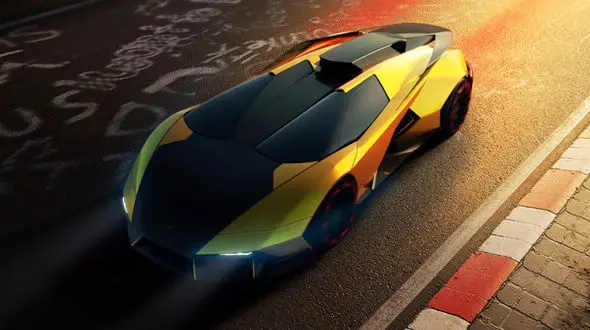 طرح ابرخودروی لامبورگینی آپیس منتشر شد