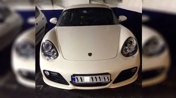 رُندترین پلاک خودرو در ایران را ببینید + عکس