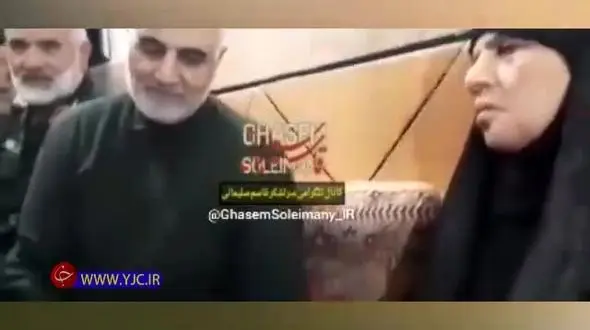 هدیه سردار سلیمانی به مادر شهید مدافع حرم +فیلم