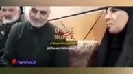 هدیه سردار سلیمانی به مادر شهید مدافع حرم +فیلم