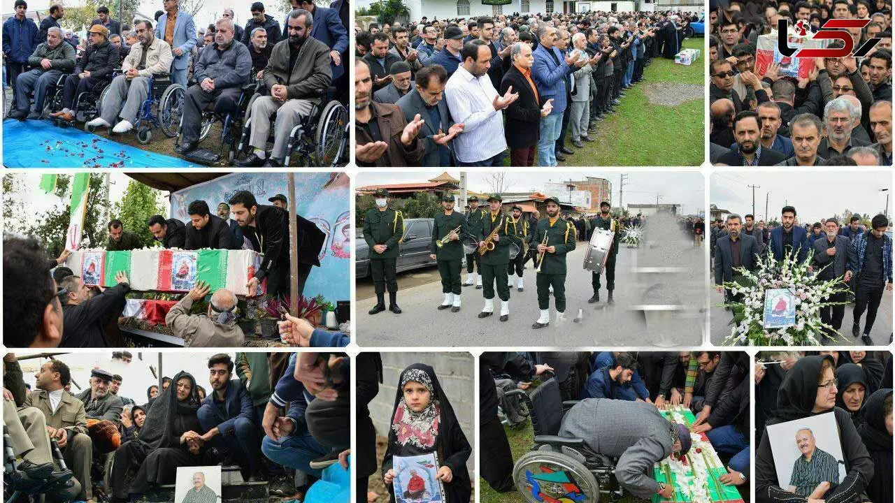پیکر جانباز 70 درصد «امان‌الله دارابی» در کرمان تشییع می‌شود