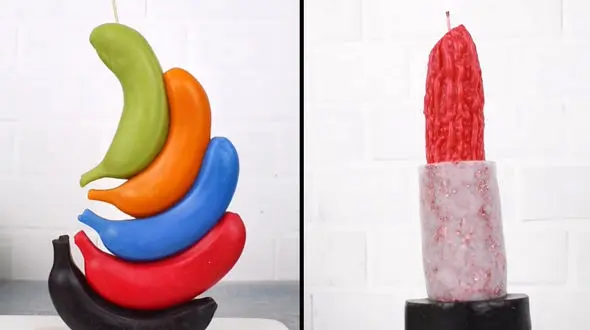 روش ساخت شمع های فانتزی + فیلم