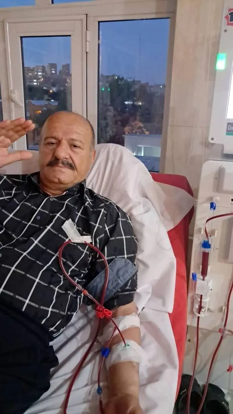 زارع زاده در بیمارستان