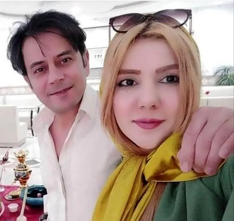 رحیم نوروزی و همسرش