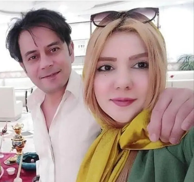 رحیم نوروزی و همسرش