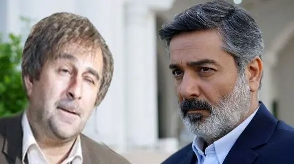 فیلم/ تقلید صدا و حرکات شکیب آوای باران در مقابل حمیدرضا پگاه، بایگر نقش طاها در این سریال / بنده خدا رو وسط خیابان نگه داشتن!