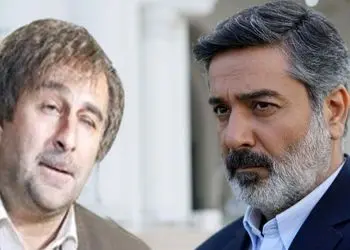 فیلم/ تقلید صدا و حرکات شکیب آوای باران در مقابل حمیدرضا پگاه، بایگر نقش طاها در این سریال / بنده خدا رو وسط خیابان نگه داشتن!