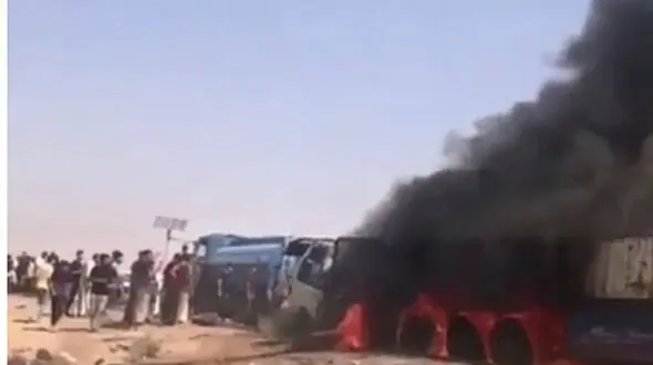 انتقال پیکر ۱۰ زائر حادثه آتش سوزی عراق به پزشکی قانونی