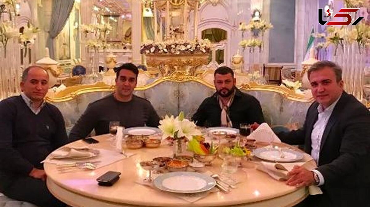 سنگ تمام پوریا پورسرخ در چیدمان میزغذا و میز میوه در میزبانی از بازیگران و دوستانش در خانه رویایی و اروپاییش+عکس/ چقد خوش سلیقه و تمیز