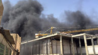 اولین فیلم از آتش سوزی در یکی از هتل های نزدیک حرم امام علی(ع)