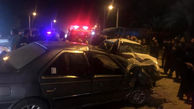 حادثه مرگبار در دشتستان/ یک کشته و ۷ مصدوم در تصادف رانندگی + عکس