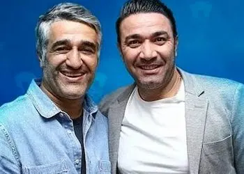 بامزه ترین عکس از پژمان جمشیدی با بچه های جواد نکونام که در فضای مجازی وایرال شد