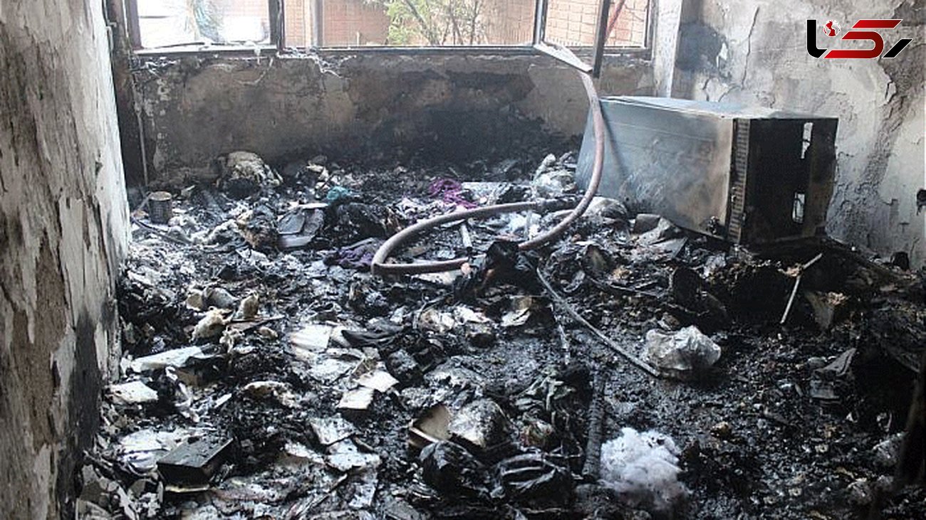 آتش سوزی منزل مسکونی در میدان گرگان 